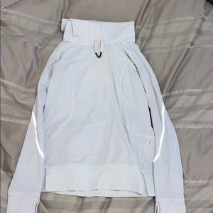White lululemon sweatshirt